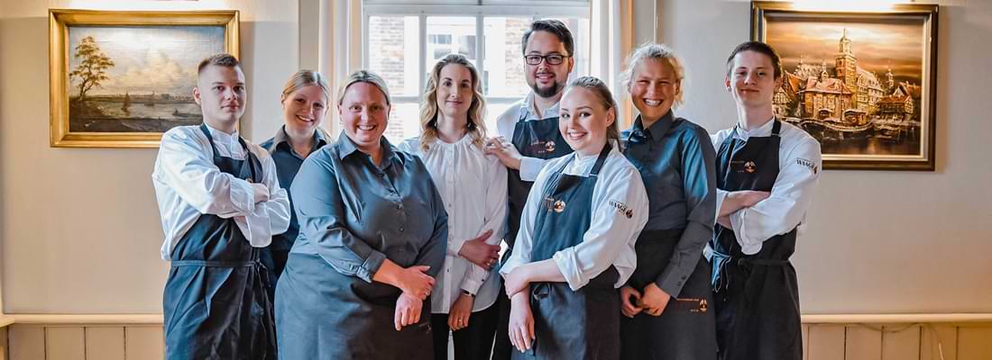 Das Team sorgt für Service und nachhaltigen Genuss im Restaurant Zur Waage